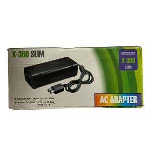 Xbox 360 Slim AC Adapter, Power Supply with Cord Replacement Charger Power Brick